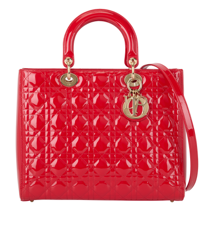 Large Lady Dior Cannage, front view